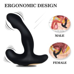 Anal Vibrator 12 Vibration USB Rechargeable Anal Butt Plug Anal Sex Toys