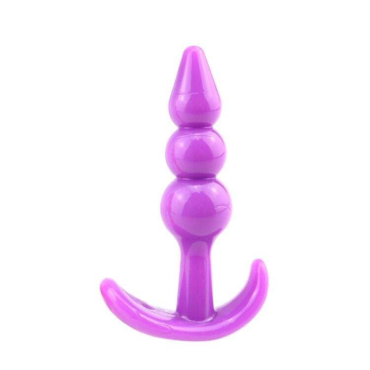 Premium Ergonomic Silicone Anal Plug Dildo for Intense Prostate Stimulation - Skin-Safe Waterproof Adult Wellness Product for Men & Couples in India - Image 4