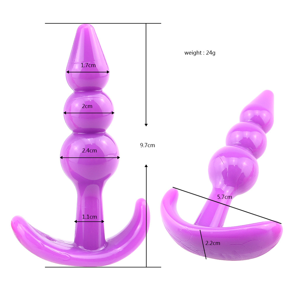 Premium Ergonomic Silicone Anal Plug Dildo for Intense Prostate Stimulation - Skin-Safe Waterproof Adult Wellness Product for Men & Couples in India - Image 8