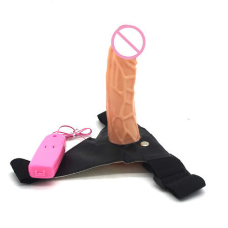 Premium Realistic Strap-on Dildo for Couples - Ultra Soft Body-Safe Silicone Wearable Penis Extender - Best Adult Wellness Product in India
