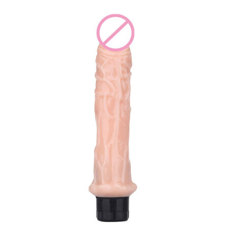 Premium Realistic Natural Vibrating Dildo - Soft TPR Big Realistic Vibrator for Women - Best Adult Wellness & Sex Toys in India - Discreet Delivery