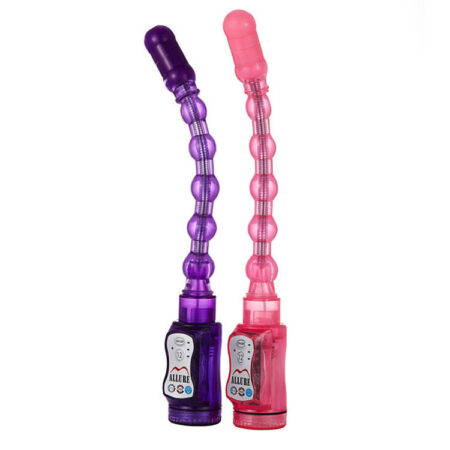 Premium Electric Anal Pull Beads Vibrator for Intense Deep Pleasure - Multi-Speed Waterproof Medical Grade Silicone Adult Toy - Best Sex Toys in India